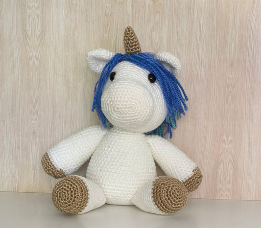 Cute White Unicorn Plush